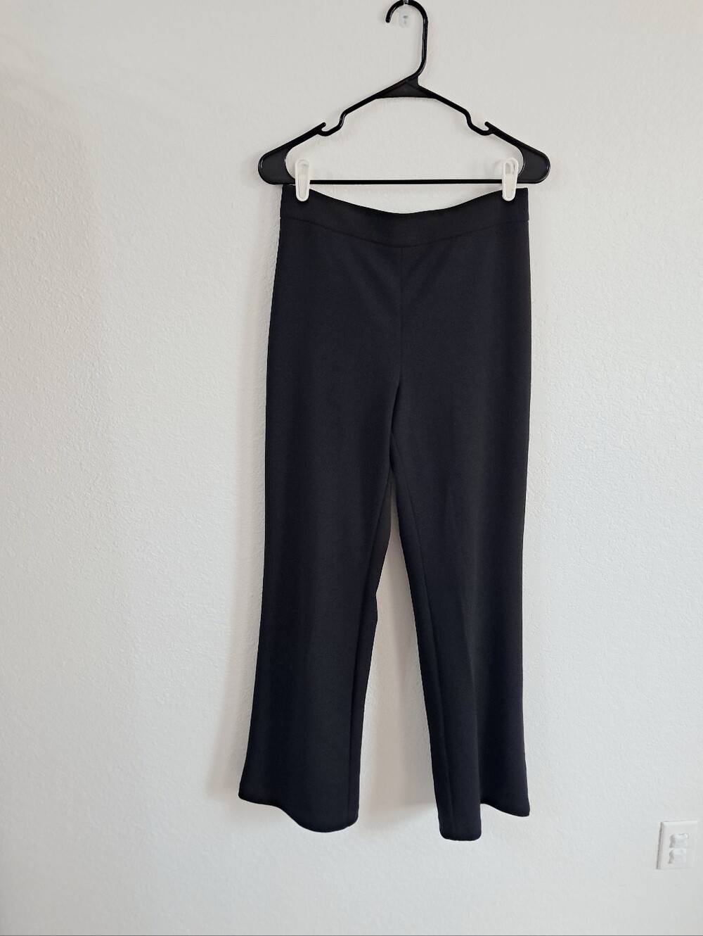 Alexia Admor Dress Pants Black Flare Leg High Rise Back Zip Workwear Office Sz 8
